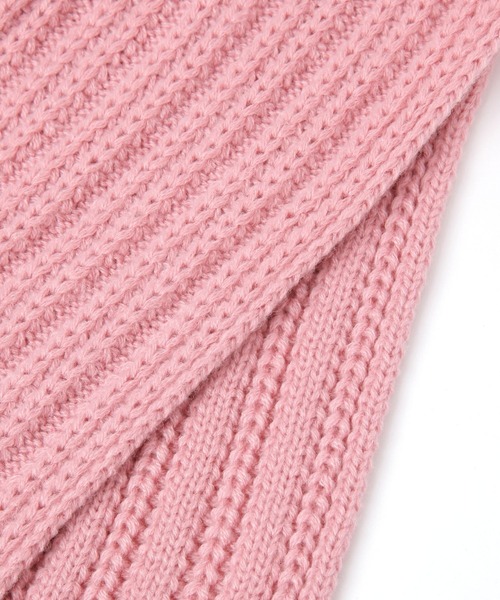 niko and...（ニコアンド）の「ボリュームニットマフラー[tiny tiny(ティニーティニー)]（ストール/ショール・レディース・ベージュ/ピンク/ホワイト・0）」の6枚目の写真
