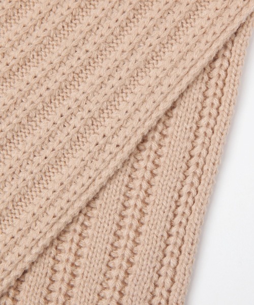 niko and...（ニコアンド）の「ボリュームニットマフラー[tiny tiny(ティニーティニー)]（ストール/ショール・レディース・ベージュ/ピンク/ホワイト・0）」の8枚目の写真