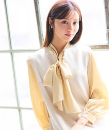 Feroux（フェルゥ）の「【新色追加・洗える】ボリューム リボンタイ ブラウス（シャツ/ブラウス）」