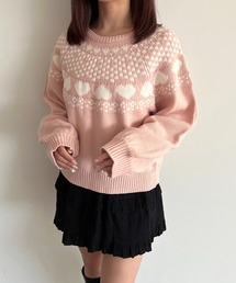 ハートノルディックニット【ZOZOTOWN限定アイテム】