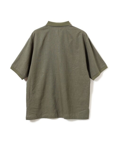B:MING by BEAMS（ビーミングバイビームス）の「リネン ビッグ ポロシャツ（ポロシャツ・メンズ・ナチュラル/ブラック/オリーブ・S/M/L/XL）」の20枚目の写真