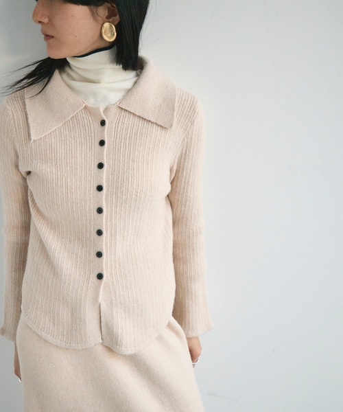 Flare sleeve knit setup / フレアスリーブニットセットアップ（ワンピース）｜Lutim by u（ルチバイユー）