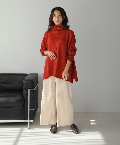 Bou Jeloud(ブージュルード)の「ベロアプリーツパンツ(その他パンツ・レディース・モカ/ホワイト系その他・38)」の18枚目の写真