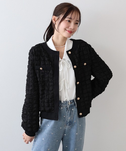 eskandar ノーカラージャケット サイズ0 ダークブルー ur's ジャケット ノーカラージャケット ノーカラーオーバー