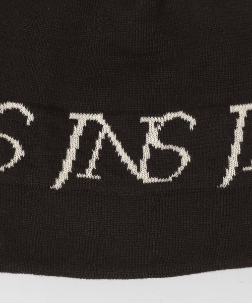 JEANASIS（ジーナシス）の「JSロゴニットワッチ/291123（ニットキャップ/ビーニー・レディース・ブラック/グレー・FREE）」の8枚目の写真