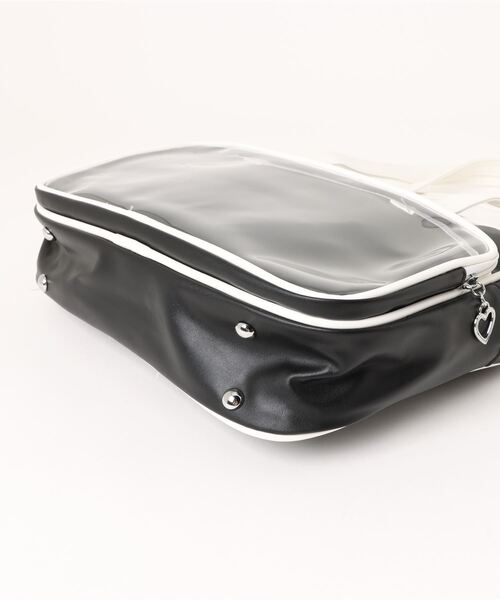 almo（アルモ）の「【LAMPOON】クリアボストンバッグ（ボストンバッグ・レディース・ブラック/ホワイト・FREE）」の16枚目の写真