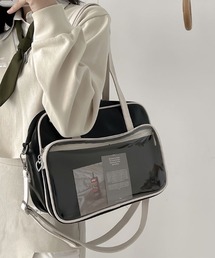 Mayree（メイリー）の「【LAMPOON】クリアボストンバッグ（ボストンバッグ）」