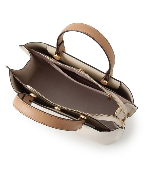 ESPERANZA（エスペランサ）の「2WAYハンドバッグ（ハンドバッグ・レディース・アイボリー/ブラック/グレイッシュベージュ/ダークブラウン・FREE）」の8枚目の写真