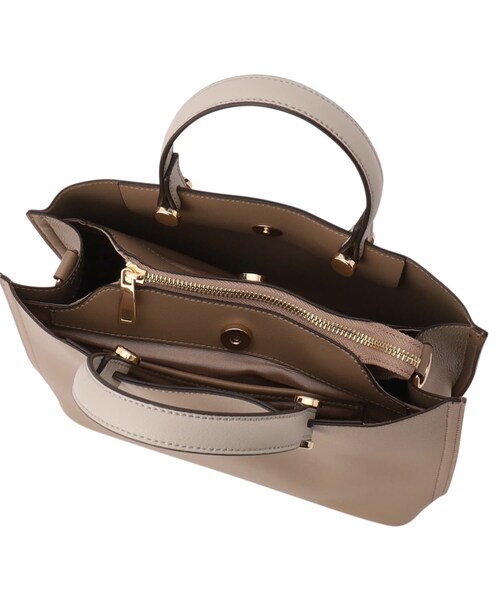 ESPERANZA（エスペランサ）の「2WAYハンドバッグ（ハンドバッグ・レディース・アイボリー/ブラック/グレイッシュベージュ/ダークブラウン・FREE）」の10枚目の写真