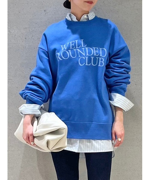 Mila Owen(ミラオーウェン)の「グラフィックスウェットプルオーバー【手洗い可能】(Tシャツ/カットソー・レディース・グレー/ホワイト/ブルー・FREE)」の21枚目の写真