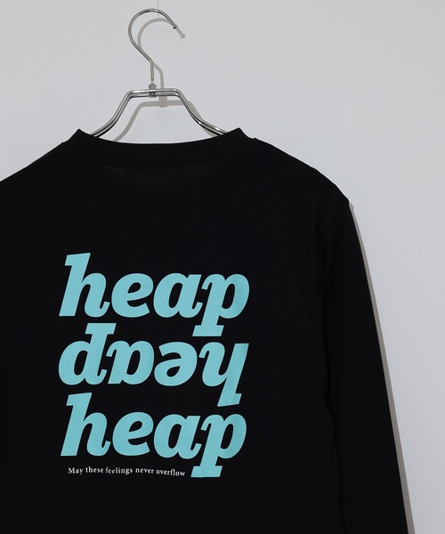 FUNALIVE(ファンアライブ)の「Printed long sleeve T-shirt / プリントロングTシャツ unisex(Tシャツ/カットソー・メンズ・杢グレー/ヘザーグレー/ホワイト系1/ホワイト系2/ホワイト系3/ホワイト系4/ホワイト系5/ブラック系1/ブラック系2/ブラック系3/ブラック系4/ブラック系5/ネイビー系1/ネイビー/オフホワイト/パープル/ブラック/ダークグリーン・M/L/XL)」の9枚目の写真
