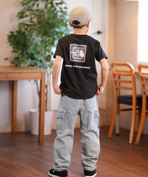 THE NORTH FACE（ザノースフェイス）の「THE NORTH FACE ノースフェイス Tシャツ NTJ32546 UVカット 紫外線対策（Tシャツ/カットソー・キッズ・ブラック/ネイビー/ホワイト・130cm/140cm/150cm/160cm）」の12枚目の写真