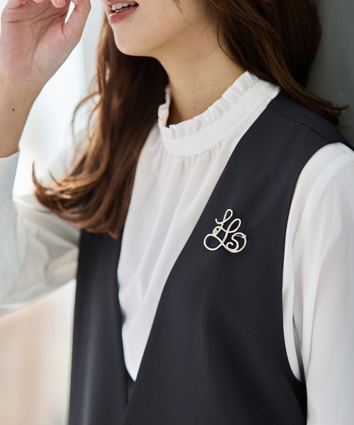 Honeys(ハニーズ)の「【ストレッチ・ウォッシャブル・イージーケア】セレモニー対応ロングジレ(ベスト・レディース・グレイッシュベージュ/ブラック/ネイビー・L/LL/M/S)」の13枚目の写真