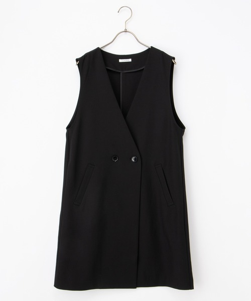 Honeys(ハニーズ)の「【ストレッチ・ウォッシャブル・イージーケア】セレモニー対応ロングジレ(ベスト・レディース・グレイッシュベージュ/ブラック/ネイビー・L/LL/M/S)」の20枚目の写真