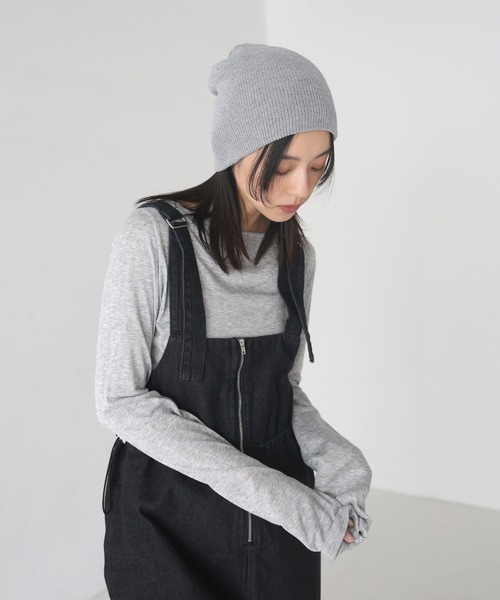 hellam（へラム）の「ラメニットビーニー（ニットキャップ/ビーニー・レディース・ブラック/グレー・FREE）」の18枚目の写真