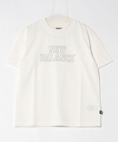 NEW BALANCE（ニューバランス）の「《New Balance》YT51008（Tシャツ/カットソー・メンズ・ホワイト系/ベージュ系その他/ブラック・140/150/160）」の2枚目の写真