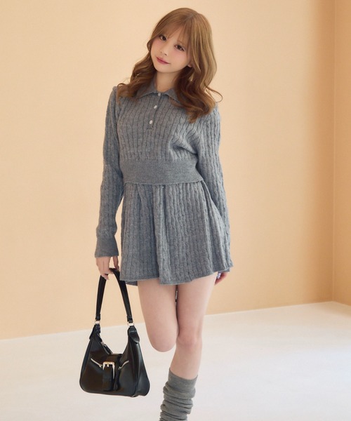 TITTY&CO.（ティティーアンドコー）の「シンプルモダンショルダーバッグ（ショルダーバッグ・レディース・アイボリー/ブラック/ピンク・FREE）」の7枚目の写真