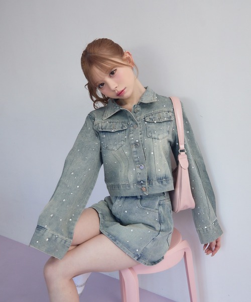 TITTY&CO.（ティティーアンドコー）の「シンプルモダンショルダーバッグ（ショルダーバッグ・レディース・アイボリー/ブラック/ピンク・FREE）」の14枚目の写真