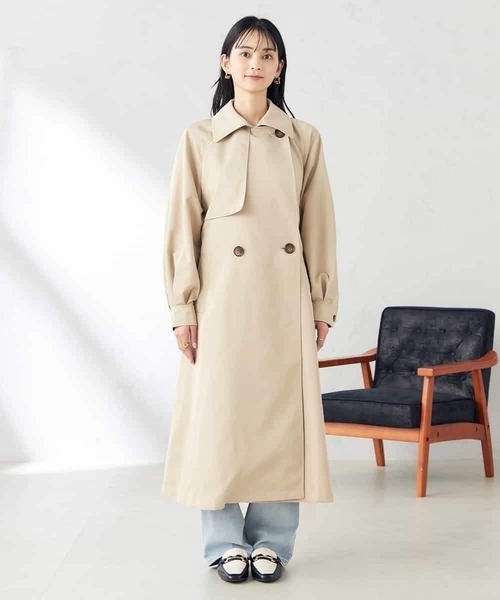 a.v.v(アーヴェヴェ)の「ゆるトレンチコート(トレンチコート・レディース・ベージュ・38/36)」の14枚目の写真