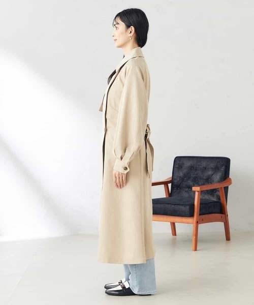 a.v.v(アーヴェヴェ)の「ゆるトレンチコート(トレンチコート・レディース・ベージュ・38/36)」の15枚目の写真