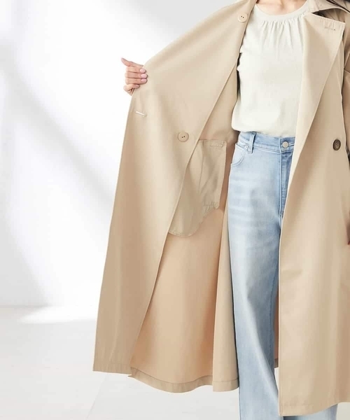a.v.v(アーヴェヴェ)の「ゆるトレンチコート(トレンチコート・レディース・ベージュ・38/36)」の21枚目の写真