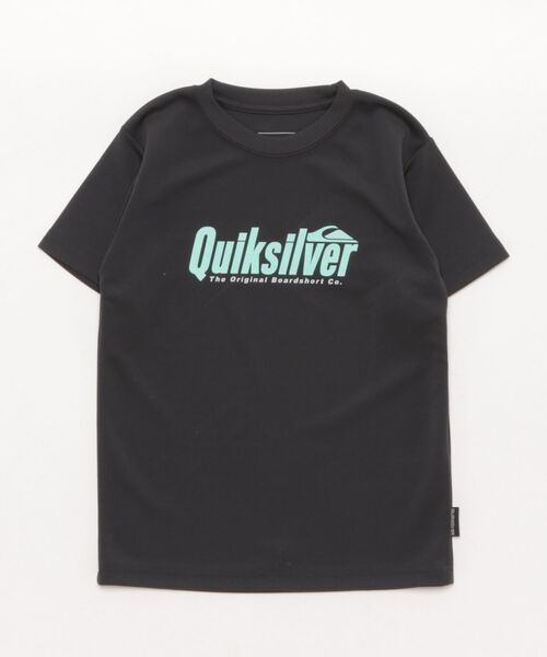 Quiksilver(クイックシルバー)の「REPLAY SS YOUTH /クイックシルバーキッズロゴ半袖ラッシュガード(水着)(ラッシュガード・キッズ・ホワイト/ブラック/ブルー/チャコールグレー・140/150/160/130)」の3枚目の写真