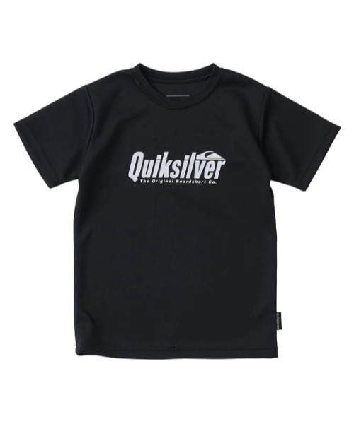 Quiksilver(クイックシルバー)の「REPLAY SS YOUTH /クイックシルバーキッズロゴ半袖ラッシュガード(水着)(ラッシュガード・キッズ・ホワイト/ブラック/ブルー/チャコールグレー・140/150/160/130)」の1枚目の写真