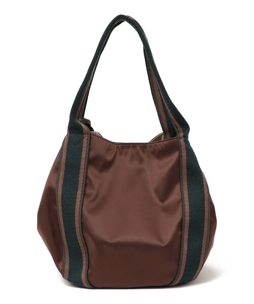 folna（フォルナ）の「【SHIPS any別注】Folna: 2WAY ライン ナイロン トート バッグ（トートバッグ・レディース・ブラック/ブラウン/ベージュ・ONE SIZE）」の17枚目の写真