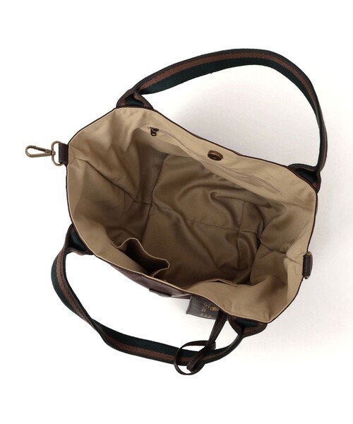 folna（フォルナ）の「【SHIPS any別注】Folna: 2WAY ライン ナイロン トート バッグ（トートバッグ・レディース・ブラウン/ブラック/ベージュ・ONE SIZE）」の21枚目の写真