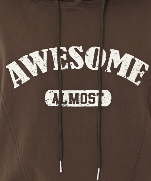 Narcissus（ナルシス）の「クロップドロゴパーカー（パーカー・レディース・ネイビー/ブラウン・FREE）」の11枚目の写真