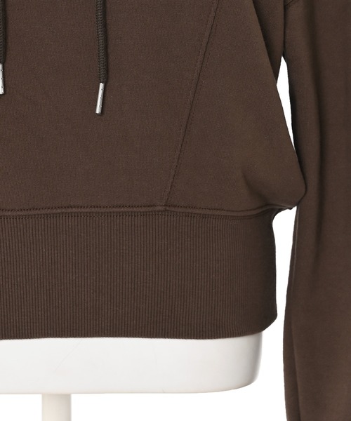 Narcissus（ナルシス）の「クロップドロゴパーカー（パーカー・レディース・ネイビー/ブラウン・FREE）」の12枚目の写真