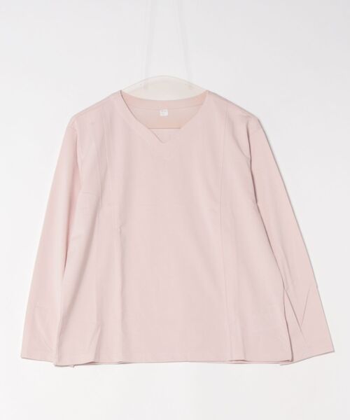 DECADE CLASSIC(ディケイド クラシック)の「【DECADE CLASSIC】Vネックロングスリーブカットソー(Tシャツ/カットソー・レディース・ブラック/ホワイト/ダークグレー/ピンク・MEDIUM/LARGE)」の17枚目の写真