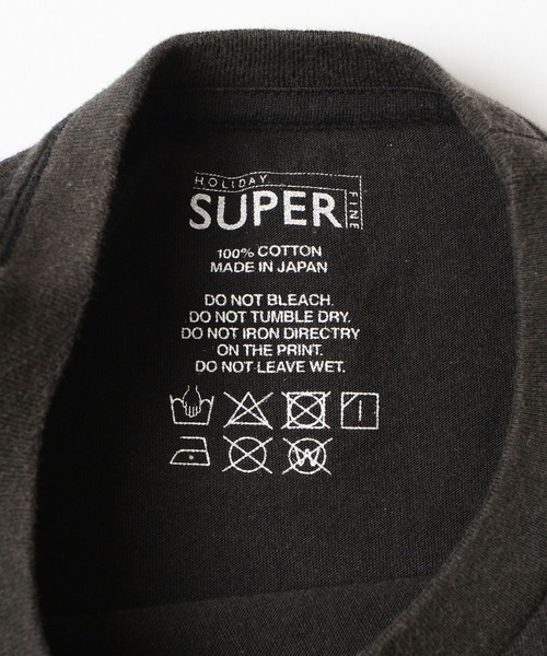 HOLIDAY（ホリデイ）の「SUPER FINE S/S T-SHIRT (TWO STEPS) スーパーファインショートスリーブTシャツ (トゥーステップス)（Tシャツ/カットソー・レディース・ブラック/ホワイト・XXS/XL）」の15枚目の写真