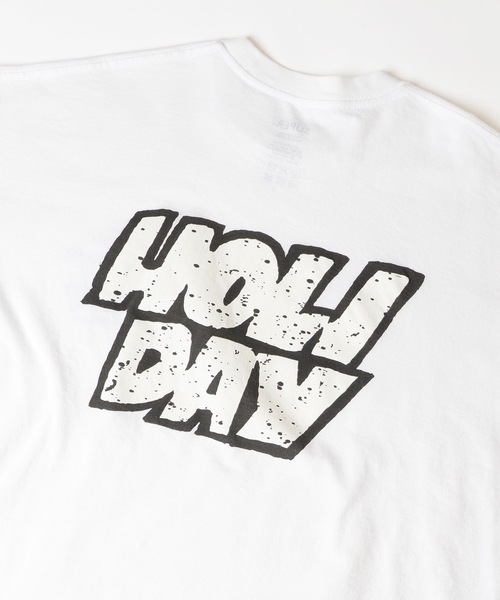 HOLIDAY（ホリデイ）の「SUPER FINE S/S T-SHIRT (TWO STEPS) スーパーファインショートスリーブTシャツ (トゥーステップス)（Tシャツ/カットソー・レディース・ブラック/ホワイト・XXS/XL）」の17枚目の写真