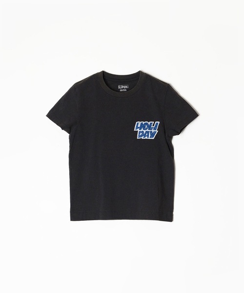HOLIDAY（ホリデイ）の「SUPER FINE S/S T-SHIRT (TWO STEPS) スーパーファインショートスリーブTシャツ (トゥーステップス)（Tシャツ/カットソー・レディース・ブラック/ホワイト・XXS/XL）」の13枚目の写真