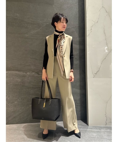 ESTNATION（エストネーション）の「ESTNATION / ハイウエストフレアパンツ（その他パンツ・レディース・グレー/ベージュ・36/38）」の18枚目の写真