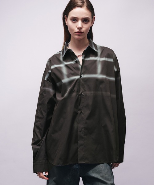 セール】GRADATION CHECK SHIRT/グラデーションチェックシャツ