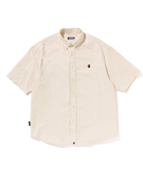 A BATHING APE（アベイシングエイプ）の「ONE POINT OXFORD SS SHIRT（シャツ/ブラウス・メンズ・ホワイト/ベージュ/ブルー/ブラック・X-LARGE/MEDIUM/XX-LARGE/LARGE/SMALL）」の4枚目の写真