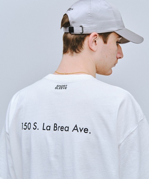 AMERICAN RAG CIE（アメリカンラグシー）の「【AMERICAN RAG CIE】ラインロゴTシャツ（ユニセックス）（Tシャツ/カットソー・レディース・ホワイト/ブラック・LARGE/MEDIUM）」の3枚目の写真