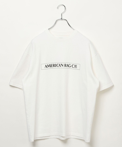 AMERICAN RAG CIE（アメリカンラグシー）の「【AMERICAN RAG CIE】ラインロゴTシャツ（ユニセックス）（Tシャツ/カットソー・レディース・ホワイト/ブラック・LARGE/MEDIUM）」の8枚目の写真