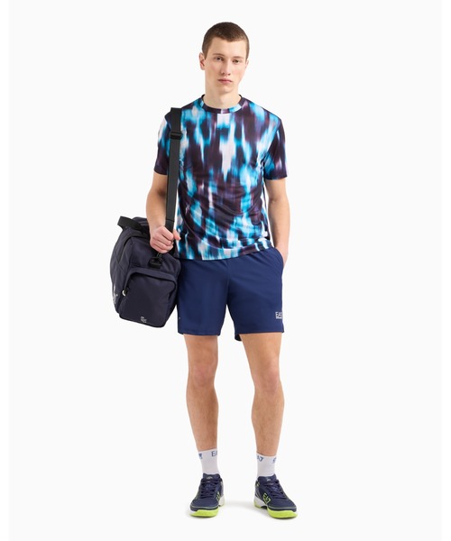 EMPORIO ARMANI EA7（エンポリオアルマーニイーエーセブン）の「【エンポリオ アルマーニ EA7】Tennis Pro クルーネックTシャツ VENTUS7テクニカルファブリック（Tシャツ/カットソー・メンズ・ホワイト/ホワイト系その他/その他・LARGE/MEDIUM/X-LARGE/X-SMALL/XX-LARGE/SMALL）」の6枚目の写真