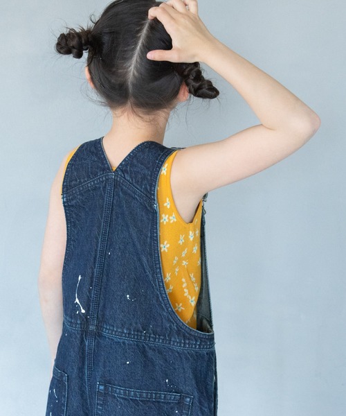 LOWRYS FARM(ローリーズファーム)の「フラワーニットタンク 325503(タンクトップ・キッズ・オレンジ/ブラック・110cm/130cm/150cm)」の10枚目の写真