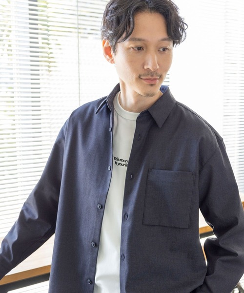 セール】アーバンデニムシャツAIR/長袖/287591（シャツ/ブラウス