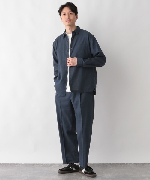 MAN WITH A MISSION ネイビー長袖シャツ MAN WITH A MISSION ネイビー