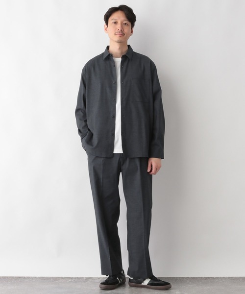 GLOBAL WORK(グローバルワーク)の「アーバンデニムシャツAIR/長袖/287591(シャツ/ブラウス・メンズ・ネイビー/ネイビー系9・SMALL/MEDIUM/LARGE/X-LARGE)」の7枚目の写真