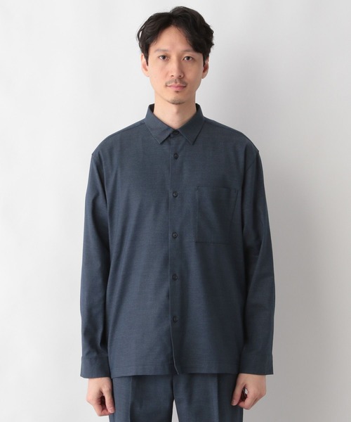 GLOBAL WORK(グローバルワーク)の「アーバンデニムシャツAIR/長袖/287591(シャツ/ブラウス・メンズ・ネイビー/ネイビー系9・SMALL/MEDIUM/LARGE/X-LARGE)」の11枚目の写真