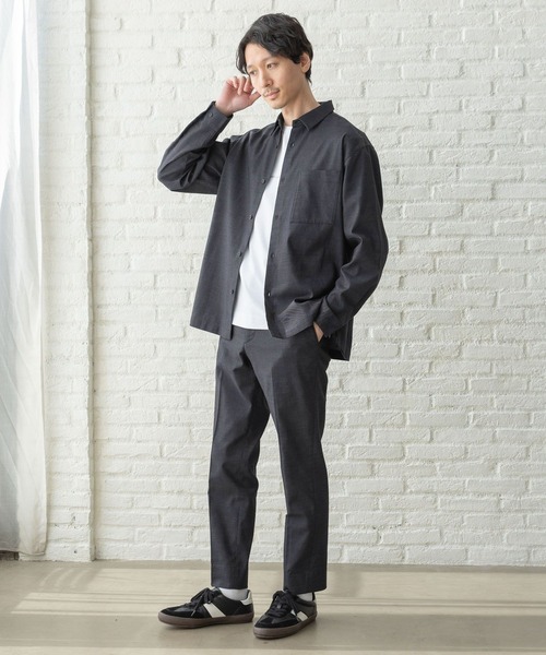 GLOBAL WORK(グローバルワーク)の「アーバンデニムシャツAIR/長袖/287591(シャツ/ブラウス・メンズ・ネイビー/ネイビー系9・SMALL/MEDIUM/LARGE/X-LARGE)」の22枚目の写真