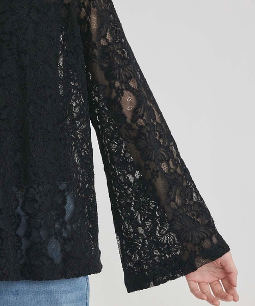fifth（フィフス）の「フロッキーレースブラウス（シャツ/ブラウス・レディース・ブラック/ホワイト・M）」の21枚目の写真