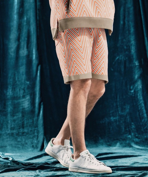 ANGENEHM（アンゲネーム）の「mp13342-Airy yarn wide herringbone shorts ニットショートパンツ（その他パンツ・メンズ・ホワイト/ブラック/ベージュ/チャコール・S/M/L）」の19枚目の写真