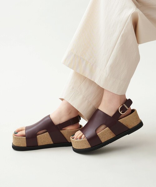 ODETTE E ODILE（オデットエオディール）の「ボリュームプラットフォーム サンダル60（サンダル・レディース・ブラック/ワインレッド・L/M/S）」の8枚目の写真